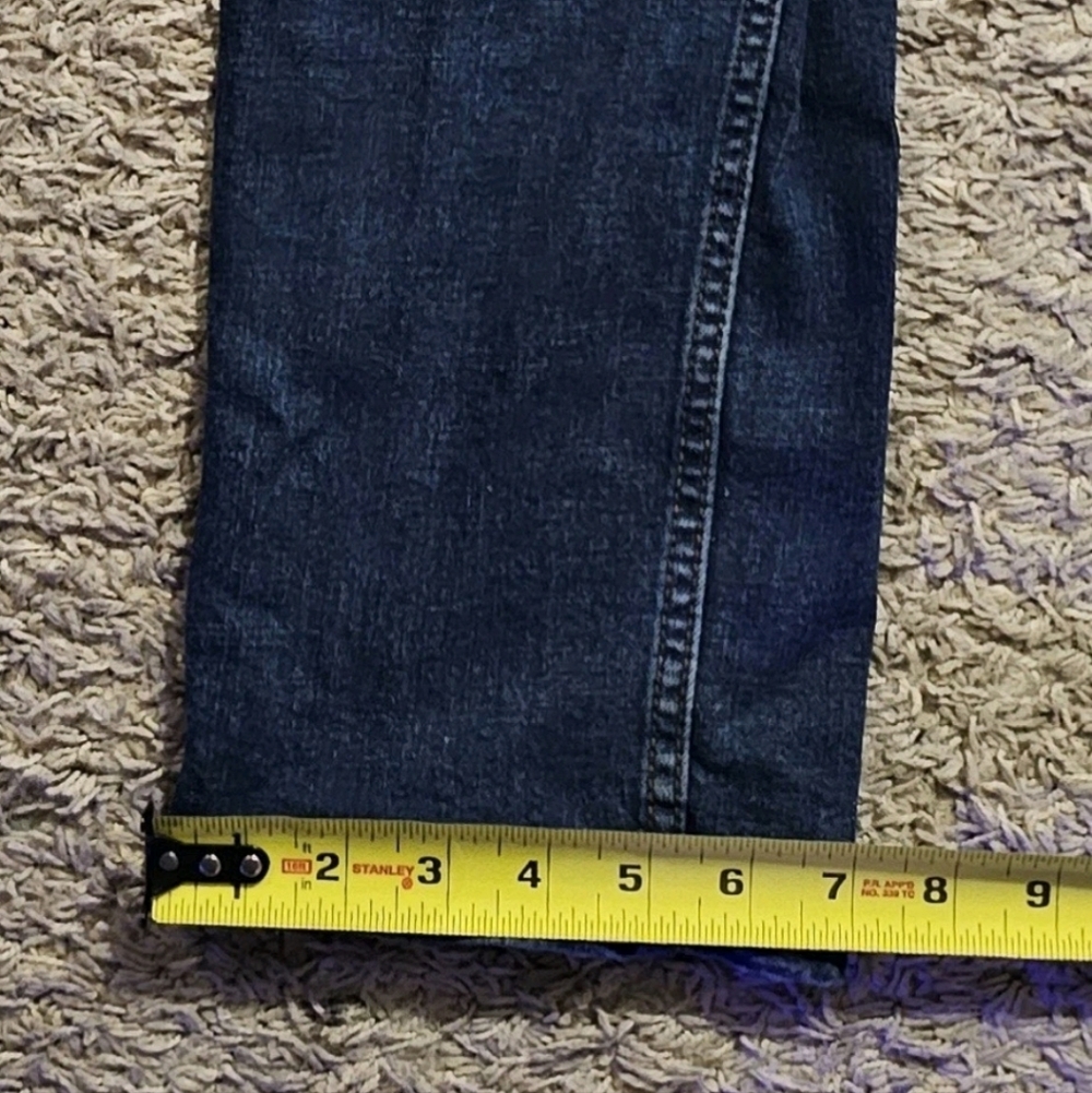 Izod Jeans Y2k Vintage Classic Straight Mens 34x27 Blue Preppy Grunge - Picture 9 of 9